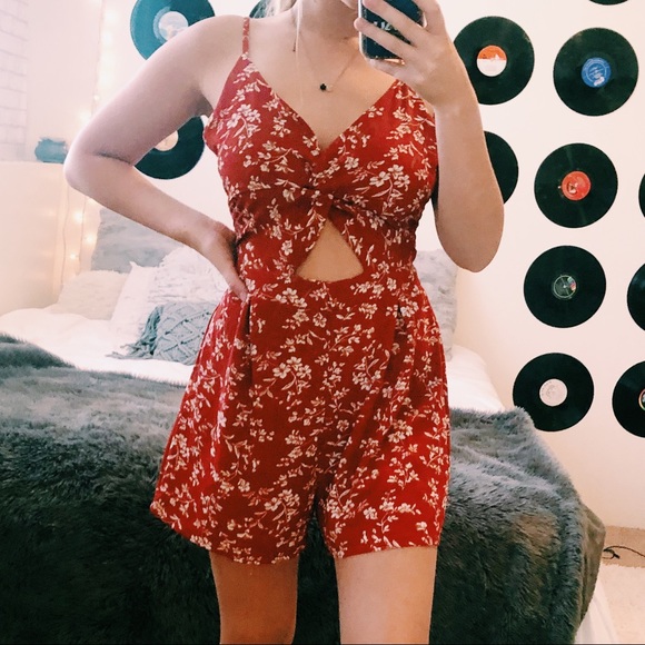 Zaful Dresses & Skirts - 3 FOR 20🌟 NEW ZAFUL FLORAL ROMPER SIZE 6